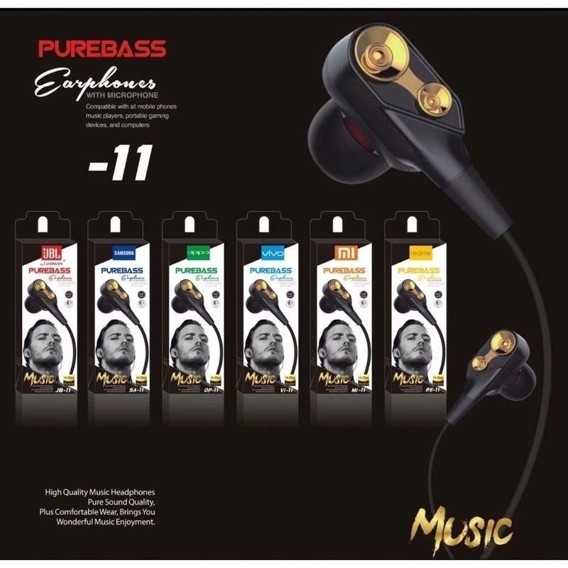 Headset JBL Premium Super Bass Original