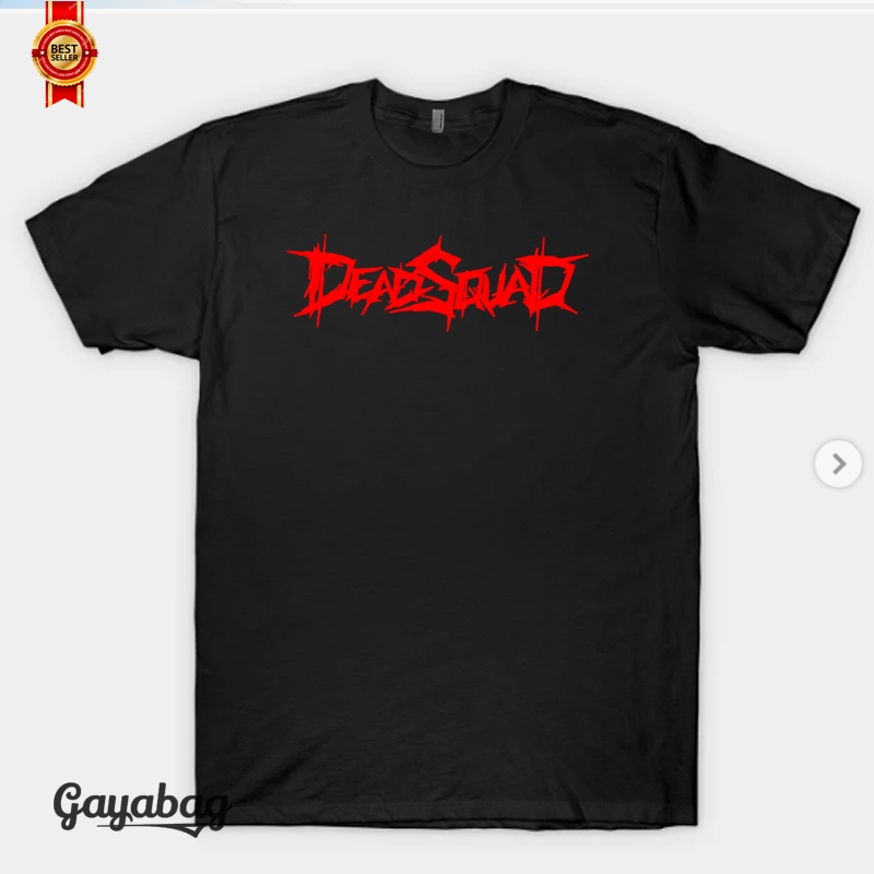 tshirt kaos baju lengan pendek unisex band lokal death metal deadsquad murah berkualitas distro best