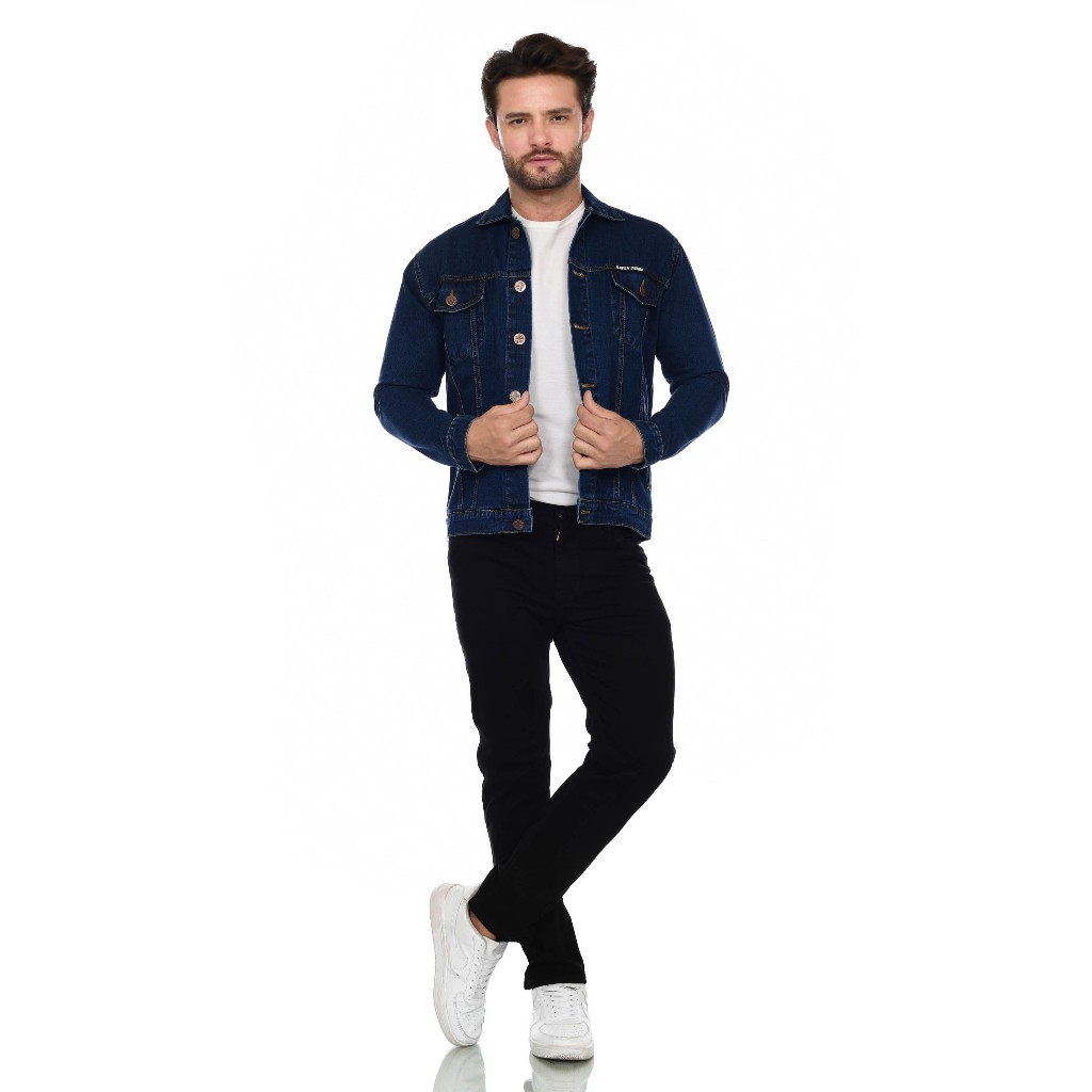 CUCI GUDANG RAFEN JAKET JEANS DENIM PRIA WANITA UNISEX ORIGINAL
