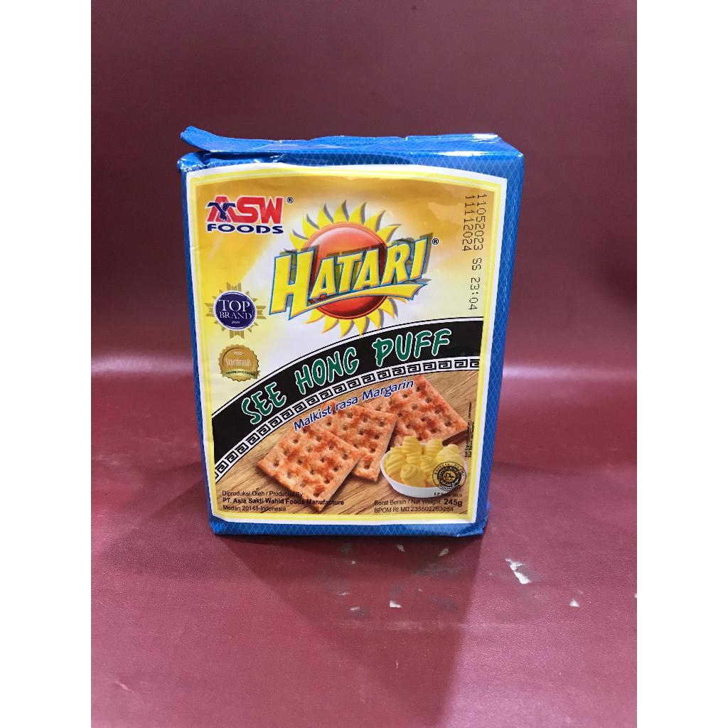 

Hatari See Hong Puff Margarine 245G - Biskuit Crackers Roti Kering Hatari