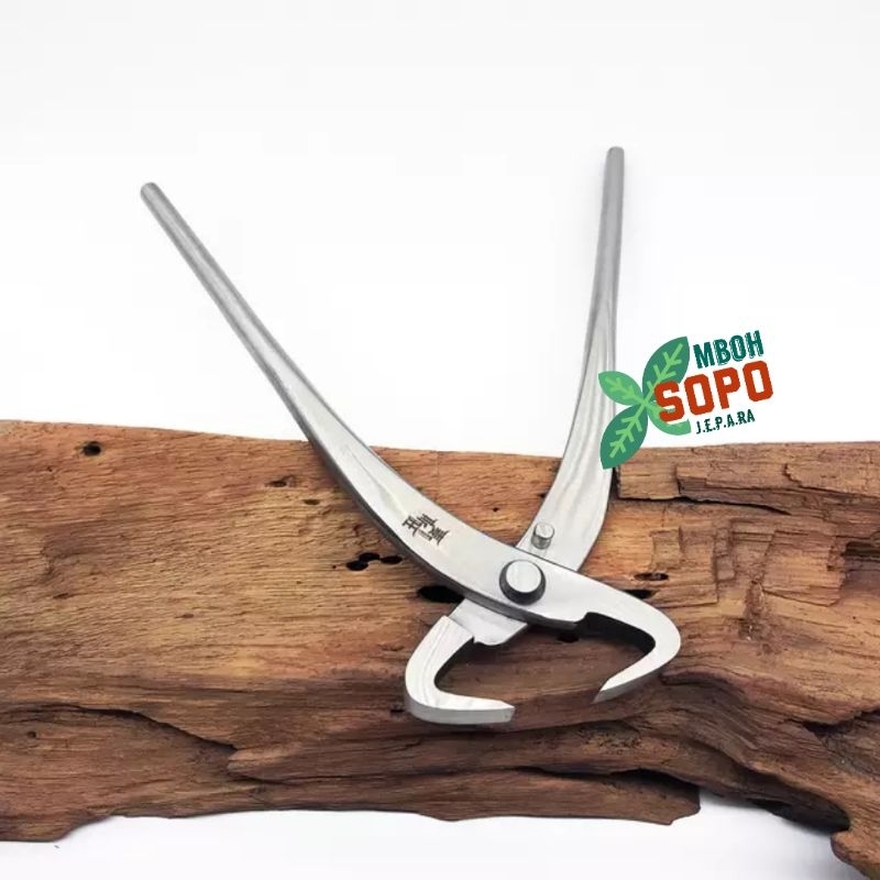 Alat Bonsai, Catok Bonsai China, Pemecah Batang Stenlis, 21 cm