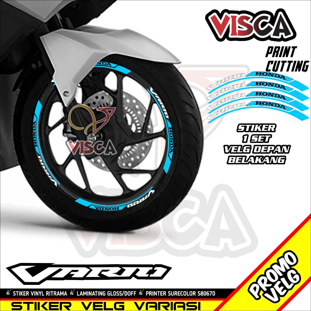 Stiker Velg List Velg Motor Stiker Velg Vario Variasi Vario new
