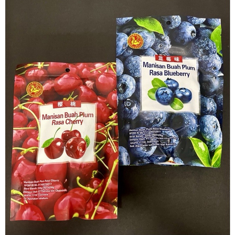 

Manisan Buah Blueberry 220g Manisan Buah cheer ru 220g