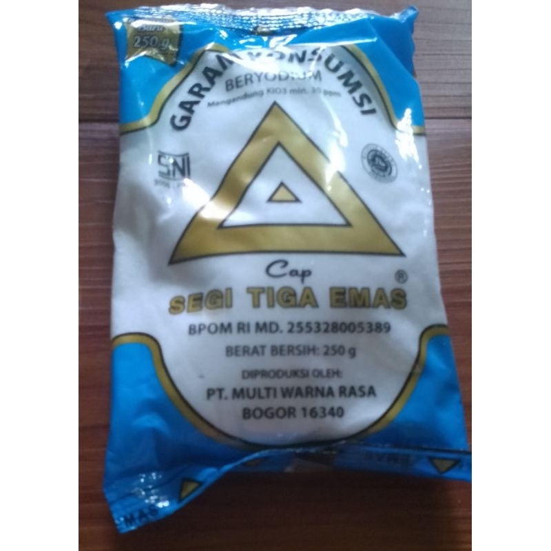 

Garam segitiga emas 250gr