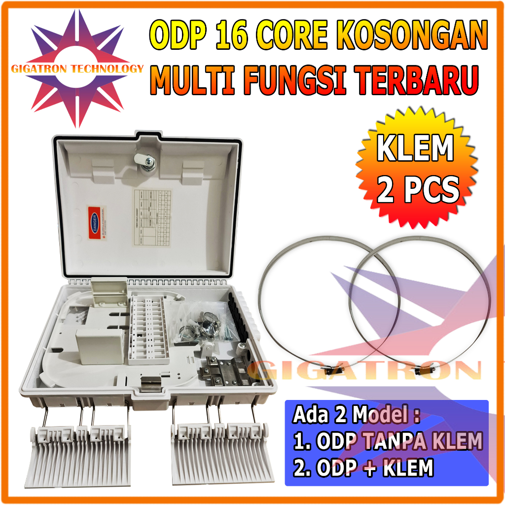 ODP 16 Core FTTH Box 16 Core Fat 16 Core Kosongan Fiber Optic ODP 16 Core SC UPC / Tube Splitter Dou