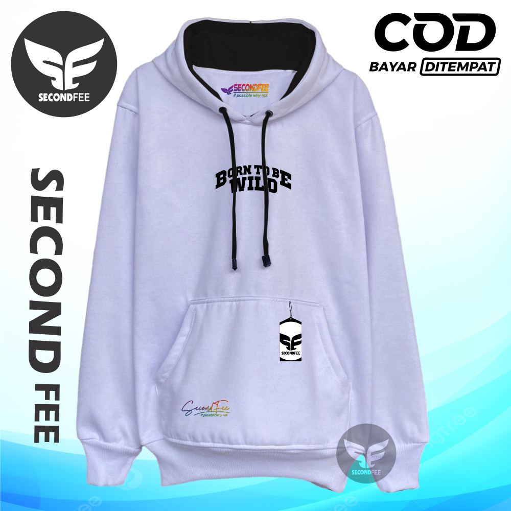 Sweater Hoodie Putih Sablon Print Brond To Be Switer Hudi Cowok Cewek Unisex Brand Lokal Casual