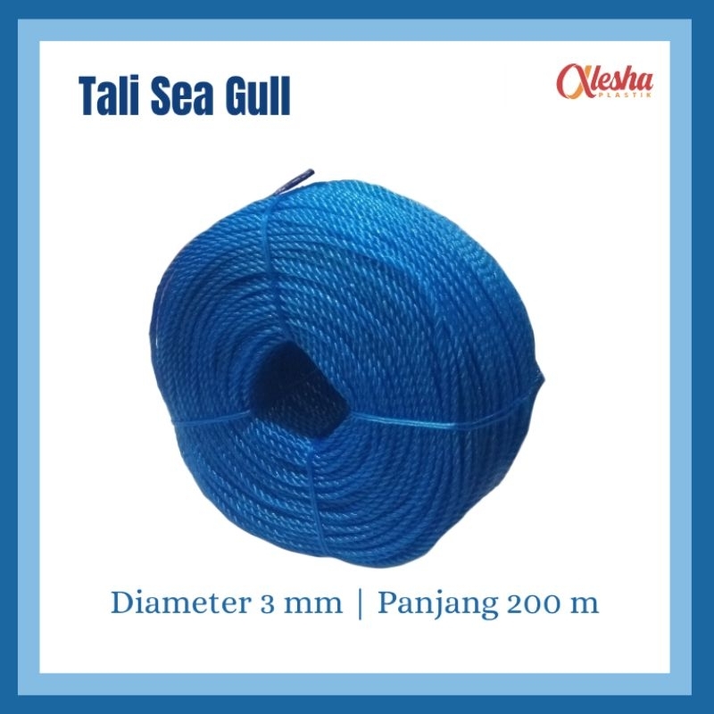 

Tali Tampar Sea Gull ukuran 3 mm /per roll
