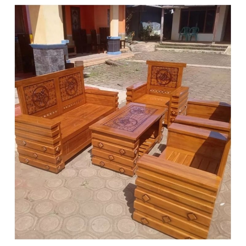 kursi minimalis jati jepara