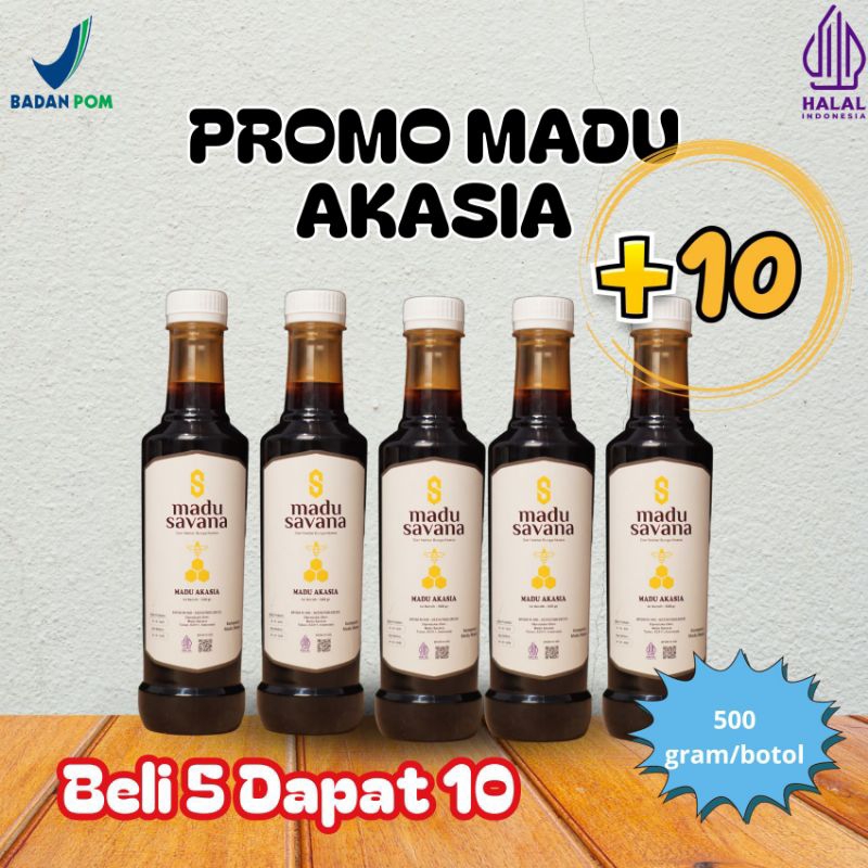 

MADU SAVANA NEKTAR AKASIA PAKET 10 BOTOL