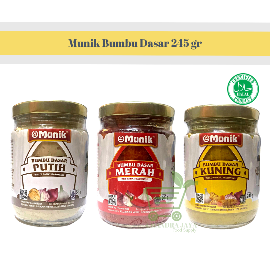 

Munik Bumbu Dasar Merah Putih Kuning 245 gr