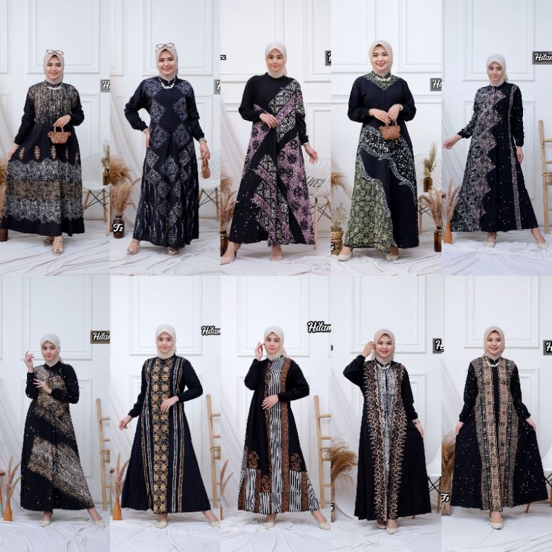 Gamis Twil Rayon Premium Bahan Tebal Adem