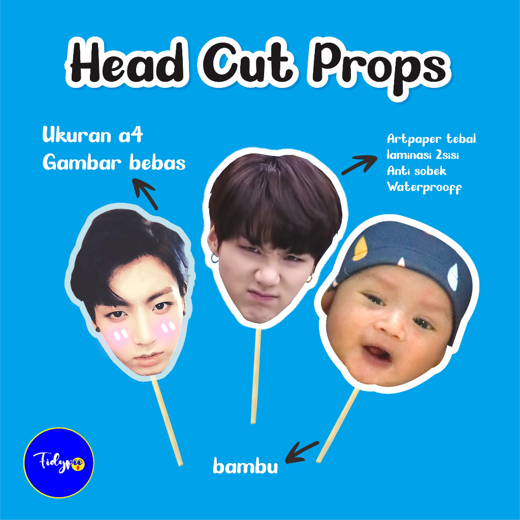 

PROPERTI FOTO // HEAD CUT PROPS // PROPERTI KEPALA