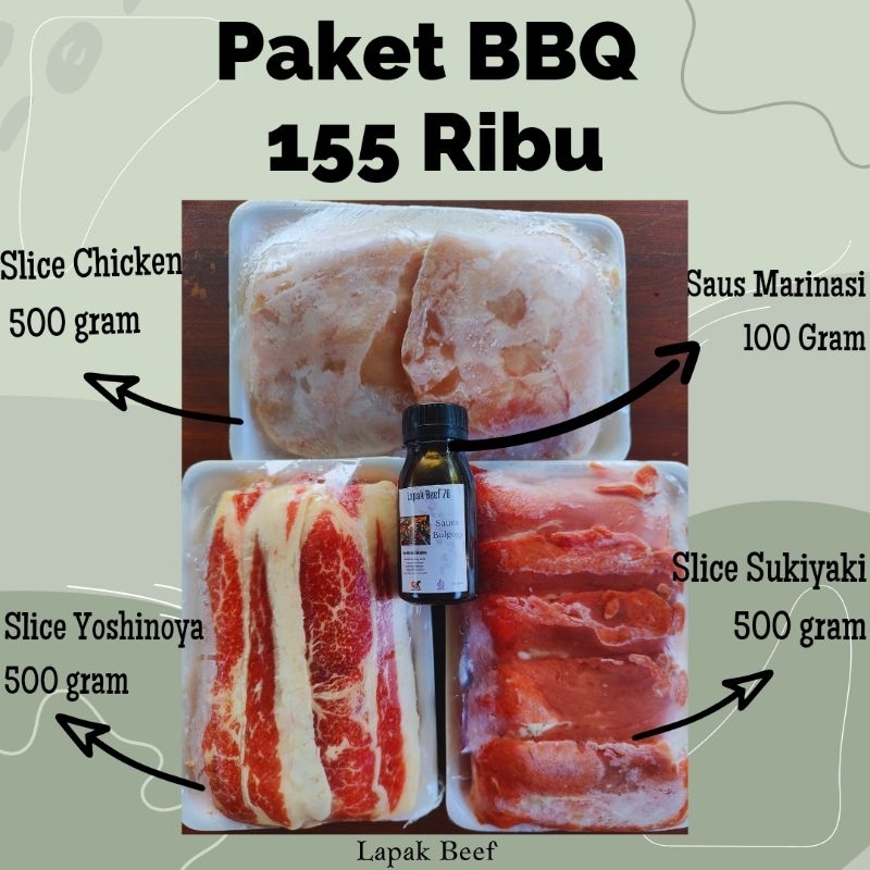 

PAKET BBQ 155 Ribu MURAH PRAKTIS