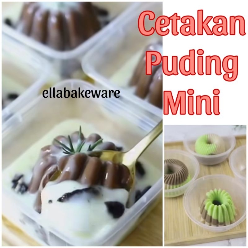 CETAKAN PUDING MINI CETAKAN PLASTIK KUE TALAM PUTU AYU LAPIS