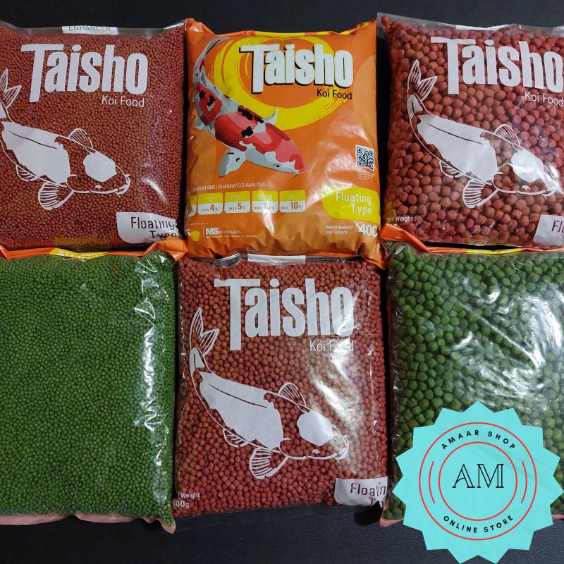 TAISHO PELET IKAN KOI 400GR / TAISHO PELET IKAN HIAS 400GR / PELET IKAN KOI DAN IKAN HIAS TAISHO 400