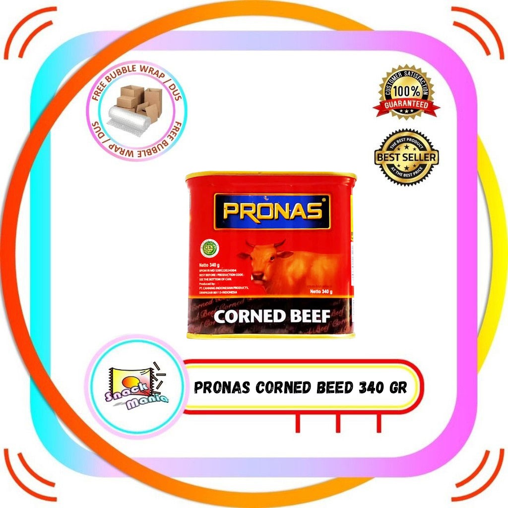 Pronas Corned Beef ~ 340 gr Kornet Sapi Kaleng