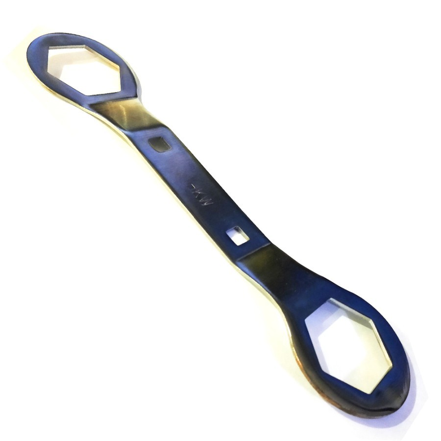HKW kunci tutup buka klep bengkok 39x 41 mm kunci Double Ring 39 x 41