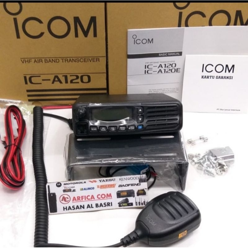 RIG AIRBAND ICOM IC A120 RADIO RIG ICOM A120 AIRBAND ORIGINAL GARANSI RESMI
