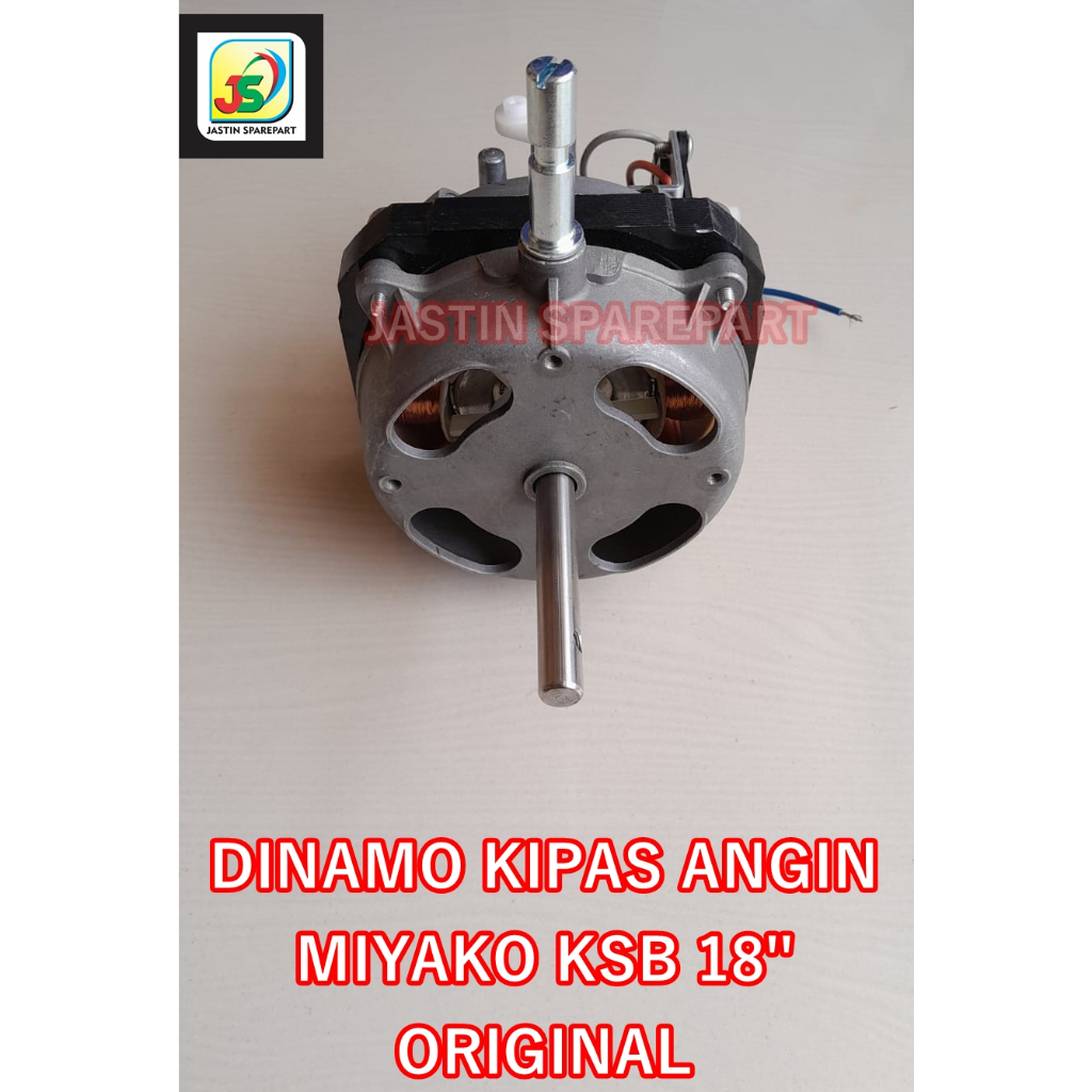 DINAMO KIPAS ANGIN MIYAKO KSB 18'' ORIGINAL TOMBOL SAMPING