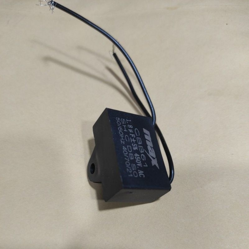 Kapasitor dinamo 1.8uf Kapasitor kipas angin 1.8 Kapasitor 1.8 uf