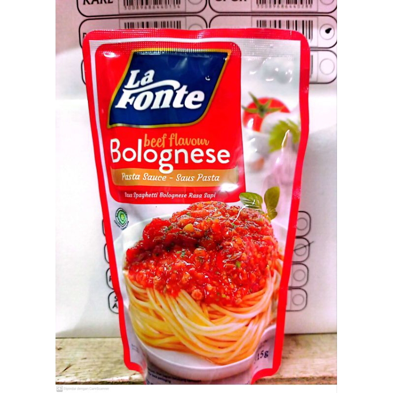 

Lafonte pasta saus bolognese 315 gr