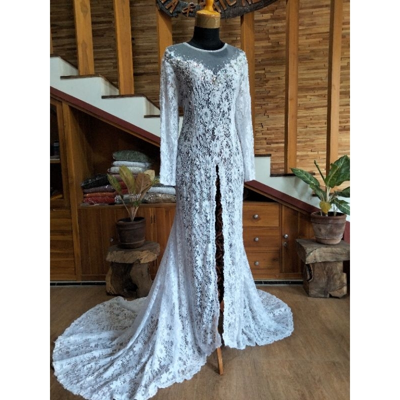 kebaya Akad nikah / kebaya pengantin putih