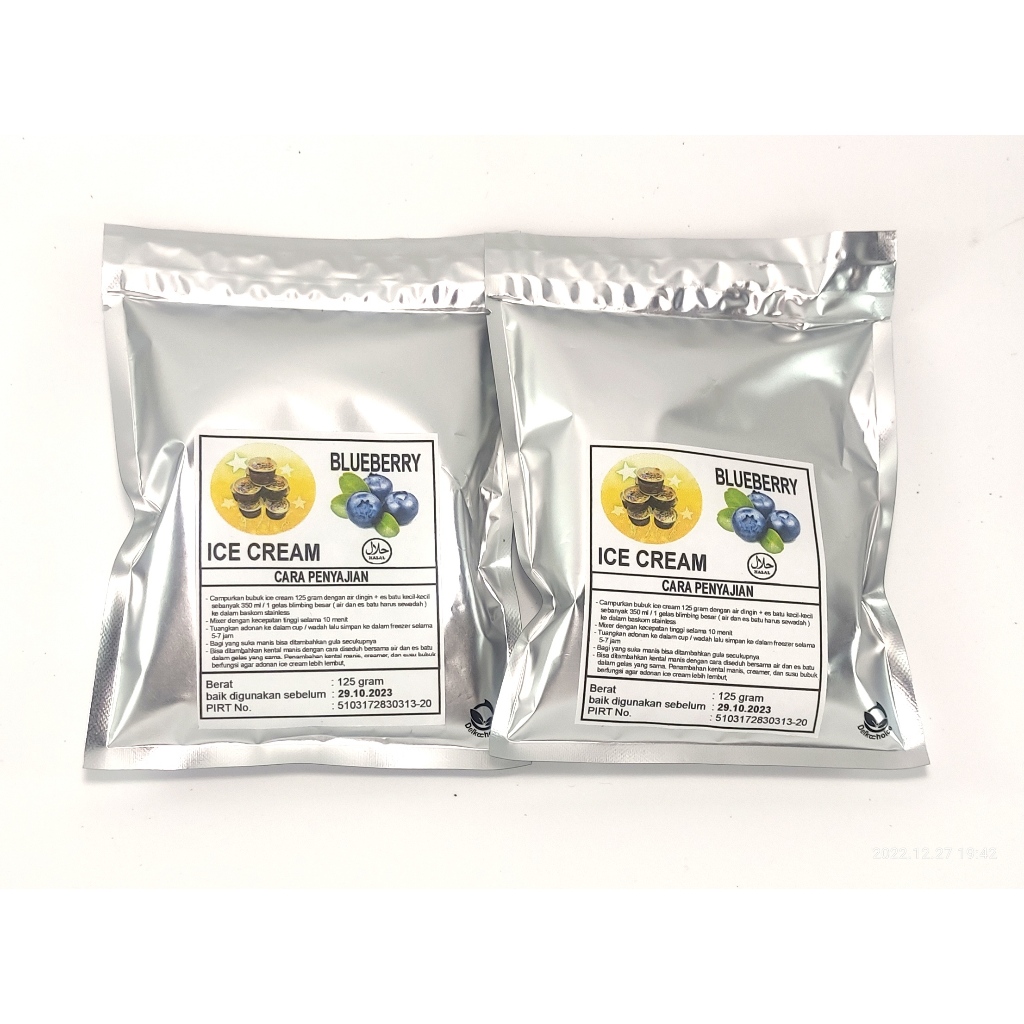 

BUBUK 2 RASA ICE CREAM BLUEBERRY 250 GRAM