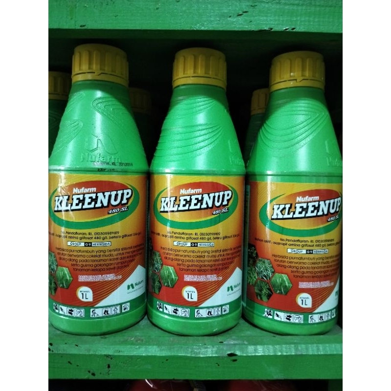 herbisida KLEENUP 480 SL(1lt)membasmi gulma sampay akar