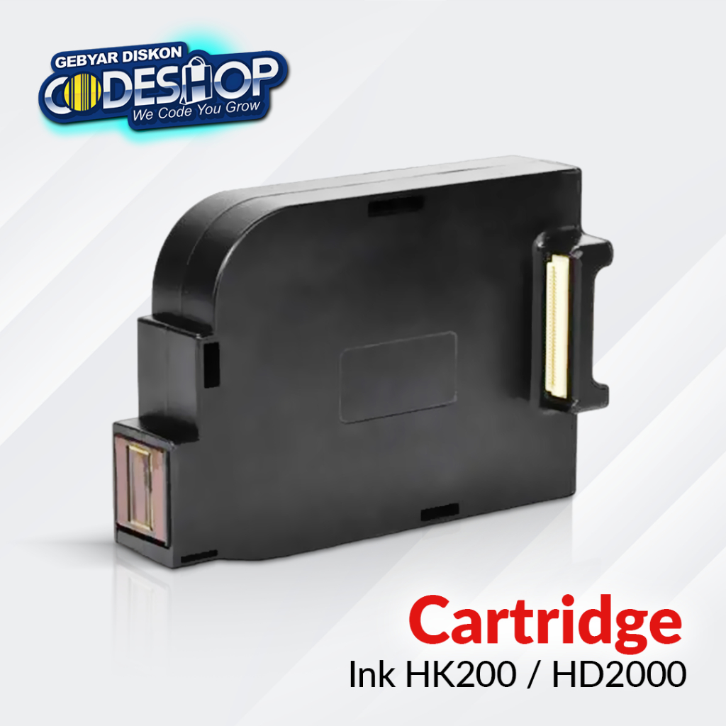 Kassen Cartridge Handheld Inkjet Printer HD-2000 HD2000 Tinta Hitam by Codeshop