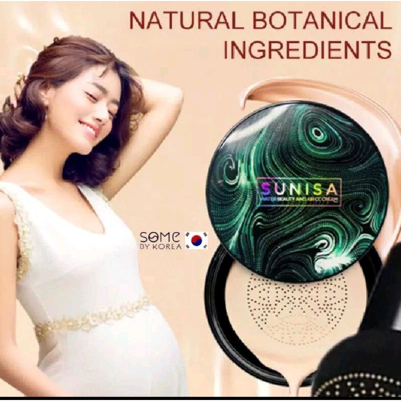(BPOM & 100% Original) SUNISA Mushroom Head Air Cushion | BB & CC CREAM
