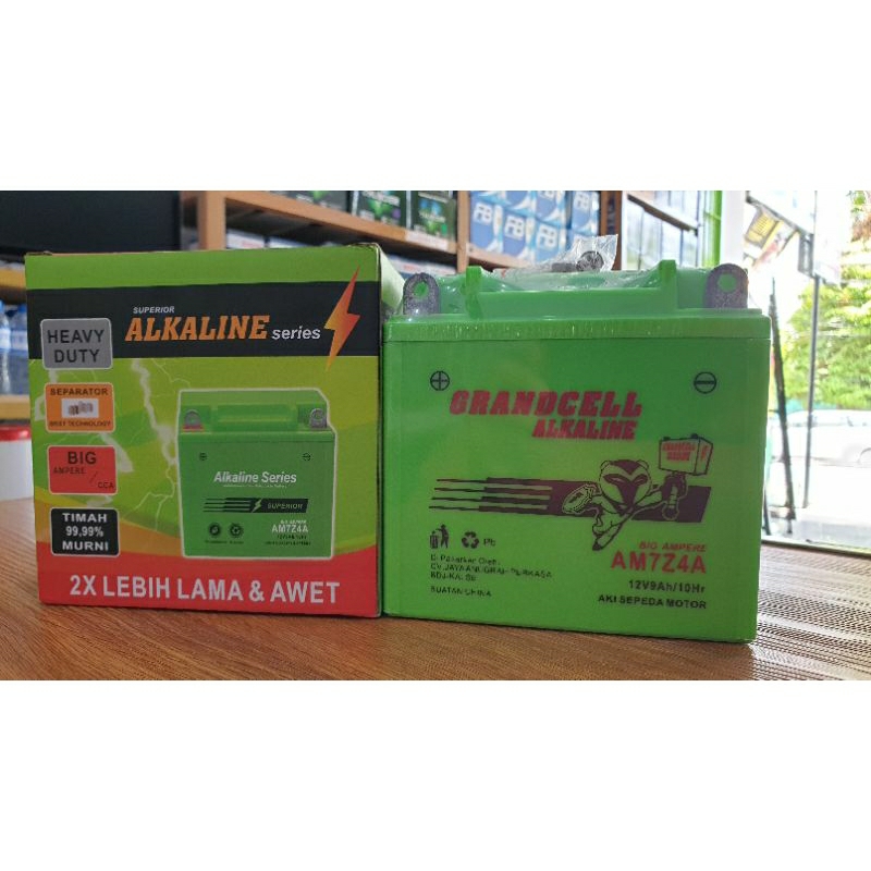 Alkaline AM7Z-4A 12V 9ah aki motor Thunder