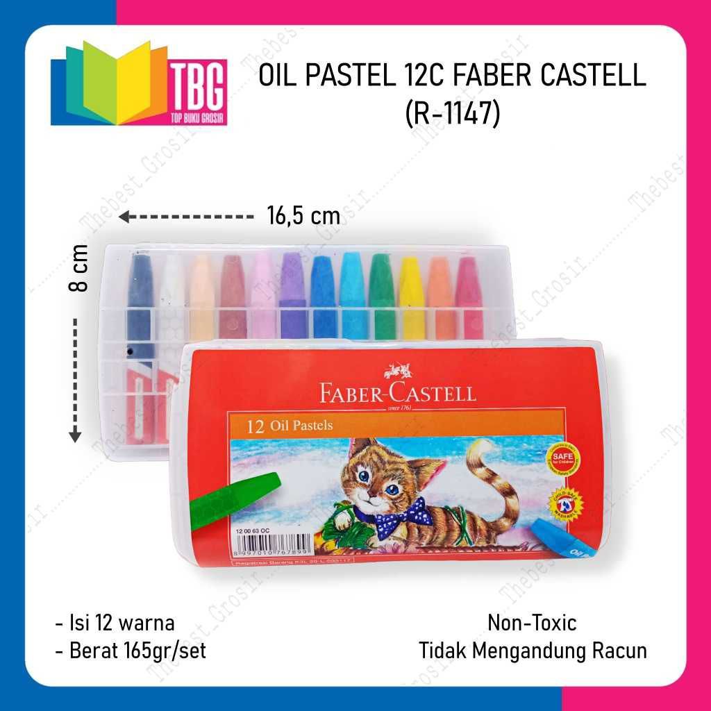 

OIL PASTEL 12C FABER CASTELL/ CRAYON OIL PASTEL 12 WARNA (R-1147)