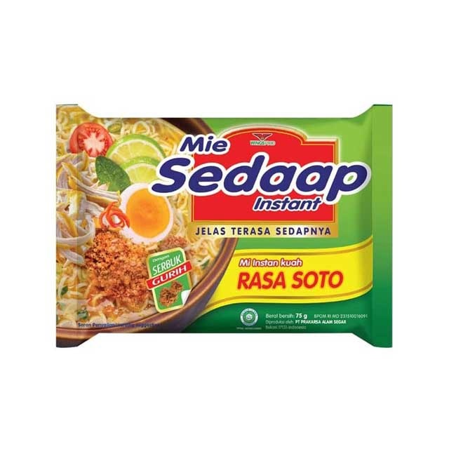 

SEDAAP MIE SOTO 5X75GR