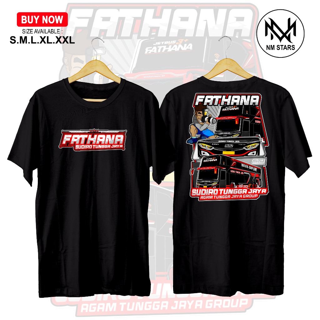 Kaos Bus Fathana Sudiro Tunggal Jaya JetBus - Kaos Bismania - Kaos Bus Spesial Edition - Kaos Busman