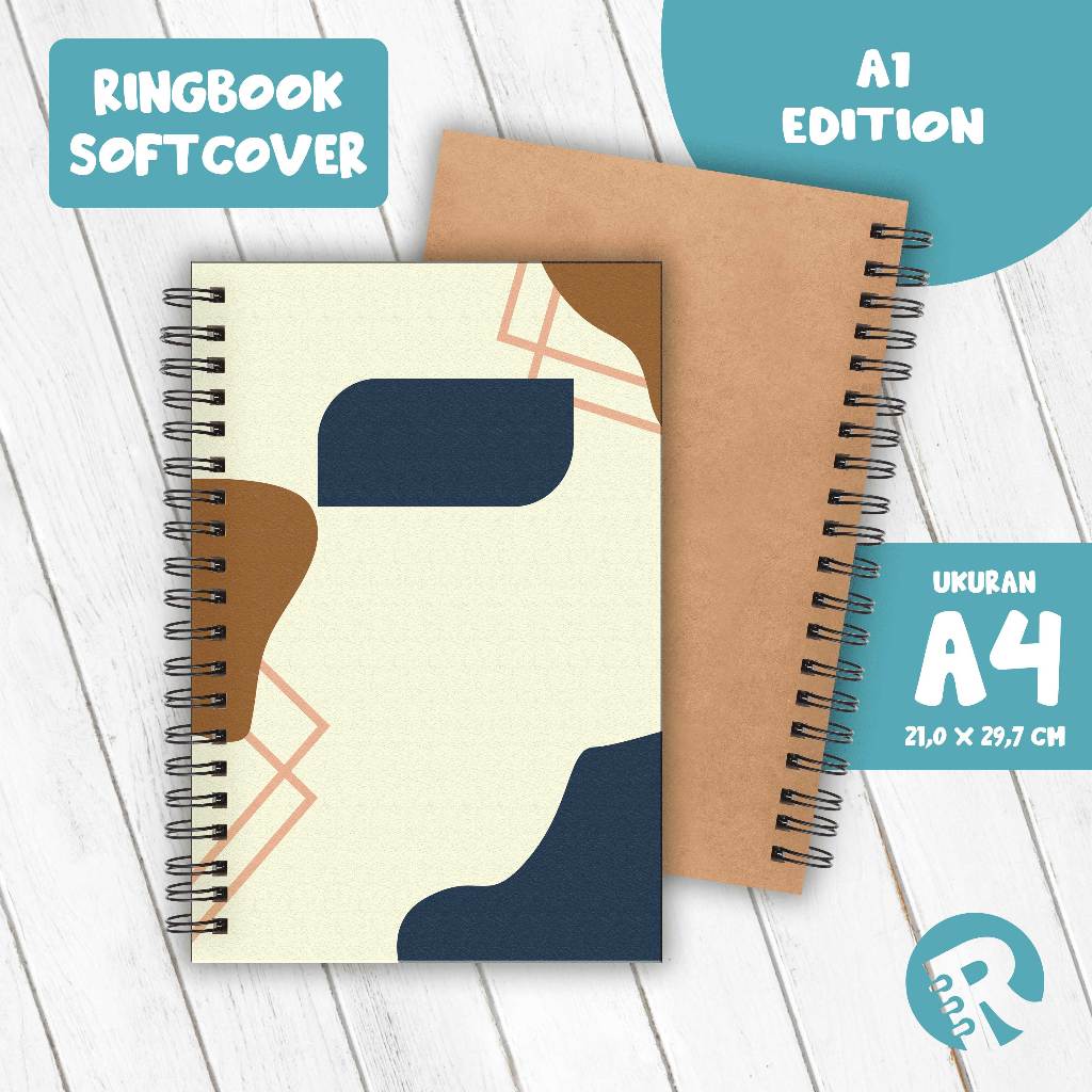 

Ringbook Softcover A4 Buku Catatan Garis/Polos Tema A1