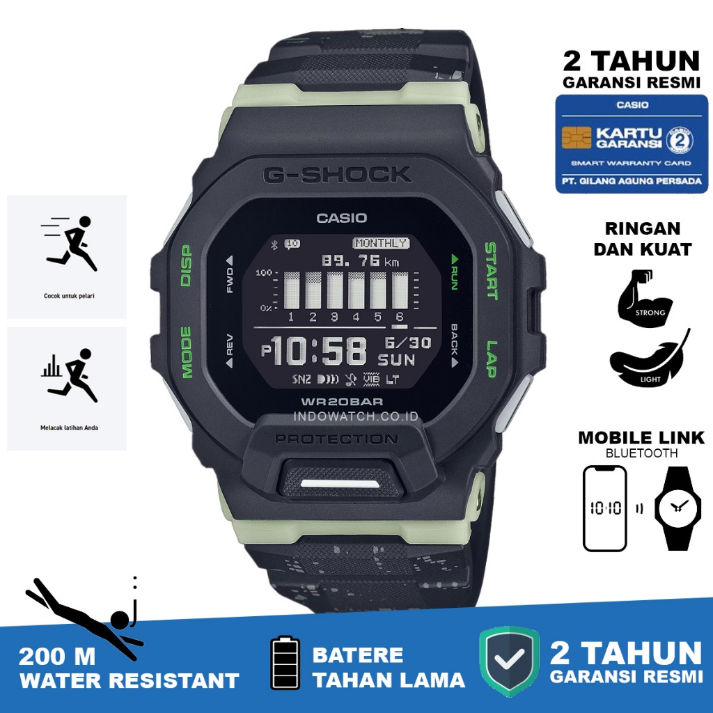 Casio G-Shock GBD-200LM-1 g shock gbd200 gbd 200 ori garansi resmi