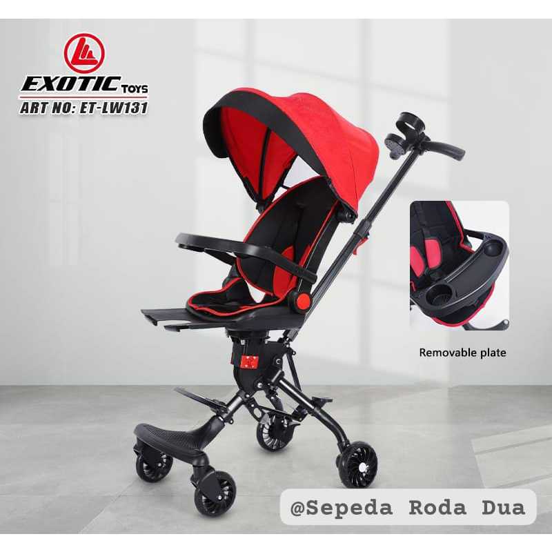 BABY STROLLER/KERETA DORONG BAYI  ET-LW131 (ADJUSTABLE SEAT) EXOTIC