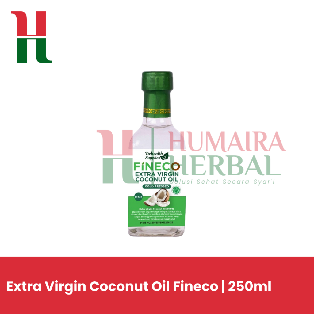 

Extra Virgin Coconut Oil Fineco (VCO) | Dehealth Supplies | 100% Asli Original | 250ml