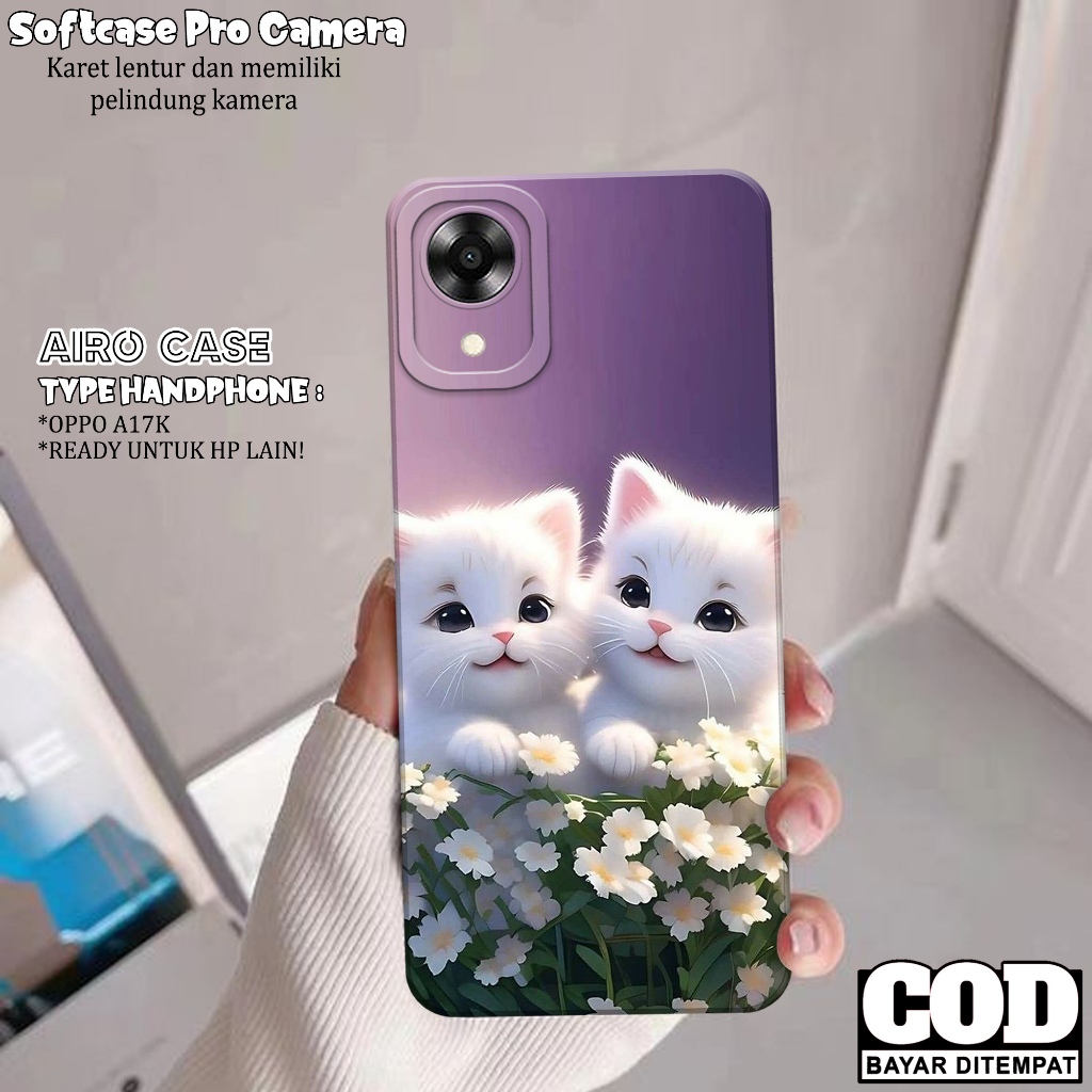 Case Oppo A17K - Softcase Oppo A17K - Softcase Pro Camera - AIRO CASE - Case Tpu - Casing Oppo A17K 