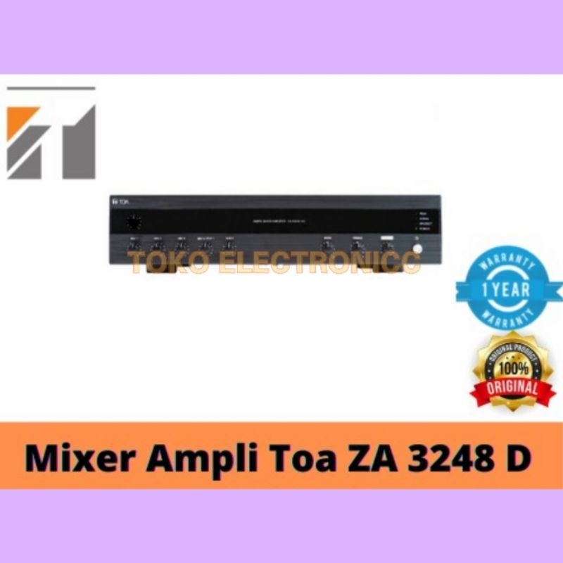 Amplifier TOA ZA-3248 D Digital Mixer 480 Watt