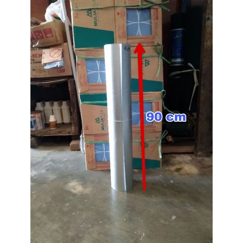 seng plat galvalum atap gerobak tahan air  90 cm x 25 cm / galvalum gerobak