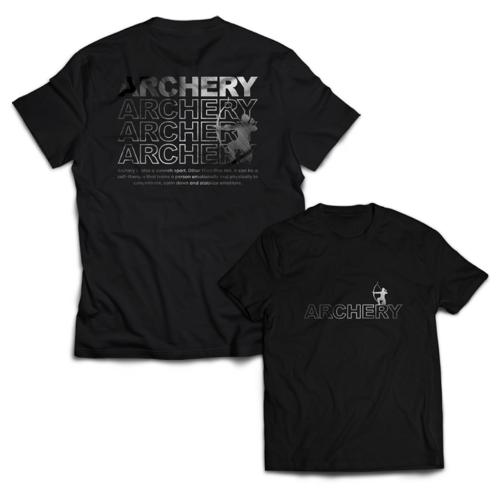 Kaos Pria Panahan ARCHERY SUNNAH SPORT Dewasa Baju Atasan Unisex PakeKaos