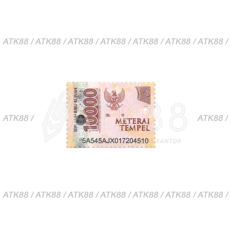 

6.6 MALL Materai Tempel Pos Perangko Original 10000