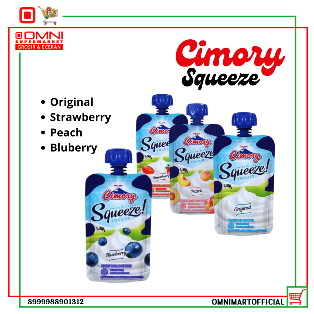 

Cimory Yogurt Squeeze All Variant 120 gr Pouch