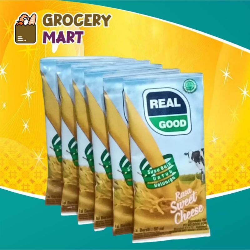 

REAL GOOD Rasa Sweet Cheese 50ml Isi 10pcs -1 PACK