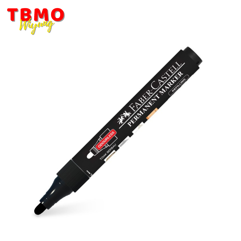 

Faber Castell Eco Permanent Marker Hitam 156699 - Pcs