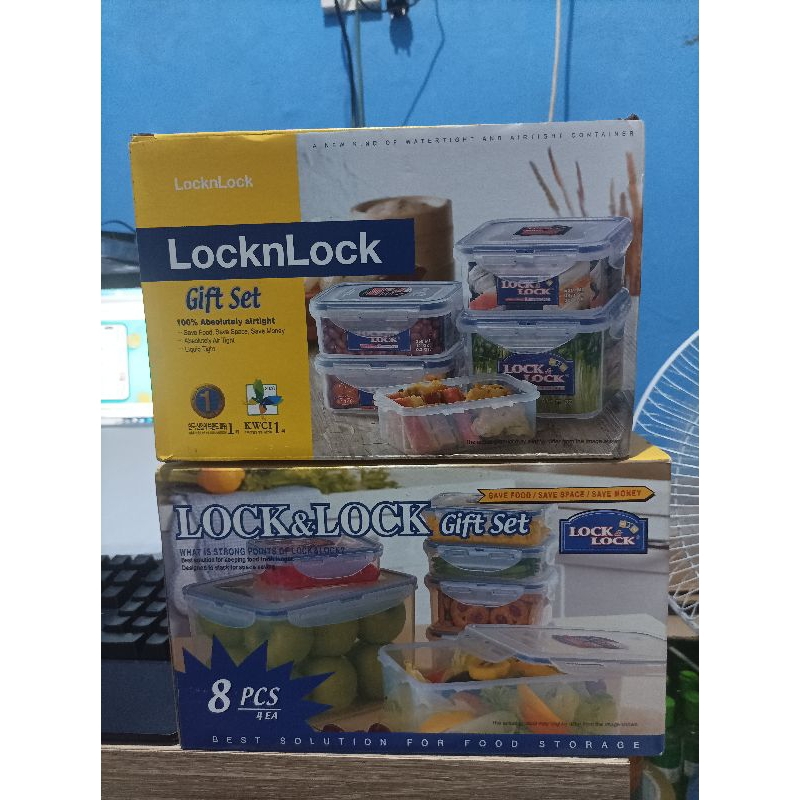 Lock n Lock Gift Set Food Container Tempat Makan Set