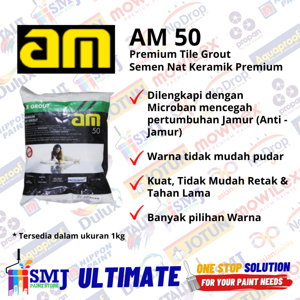 Nat Keramik Premium AM 50 tile grout 1kg
