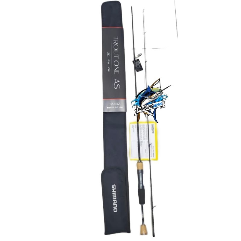 JORAN SHIMANO TROUT ONE AS S63UL 1.5-6LB 189CM NEW 2023 | C14 | HI POWER X | SOFT TUBE TIP | GARANSI