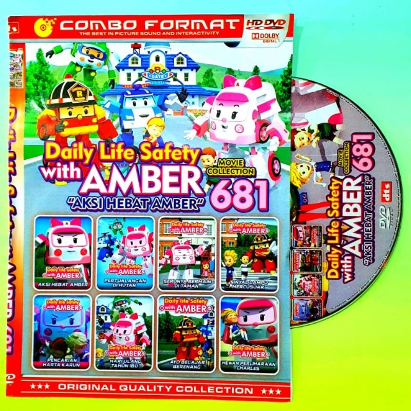 KASET DVD ANAK ANAK ROBOCAR POLI AMBER TERBARU BAHASA INDONESIA-LENGKAP FULL BOX